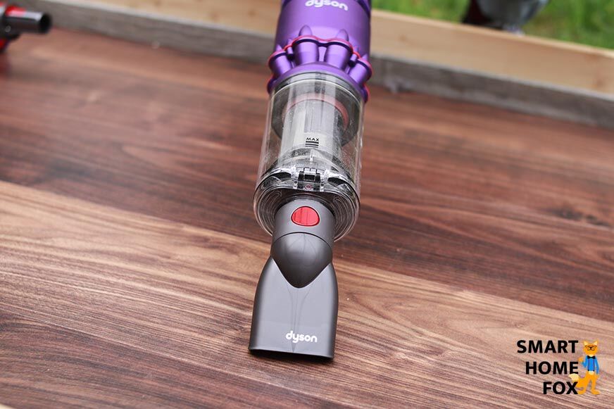 The surface attachment in use